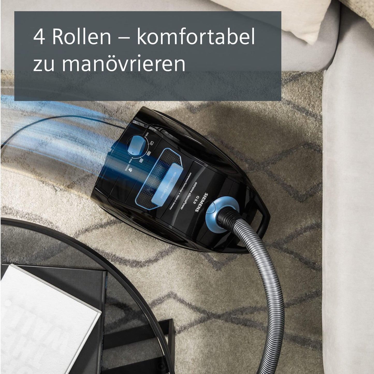 Siemens Q5.0 Extreme SilencePower Staubsauger – Schwarz