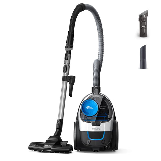 Philips PowerPro Compact Staubsauger – Beutellos, 900W