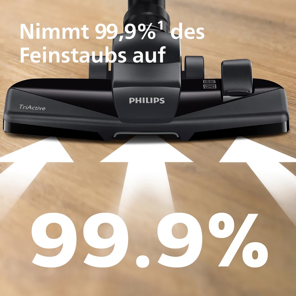 Philips PowerPro Compact Staubsauger – Beutellos, 900W