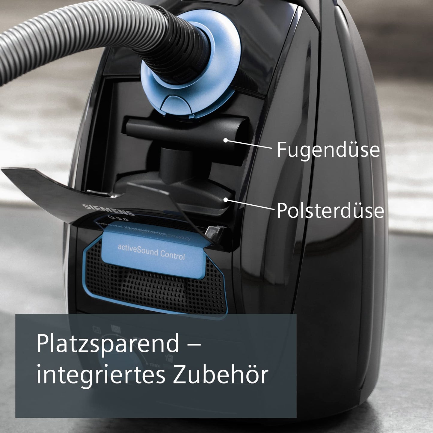 Siemens Q5.0 Extreme SilencePower Staubsauger – Schwarz