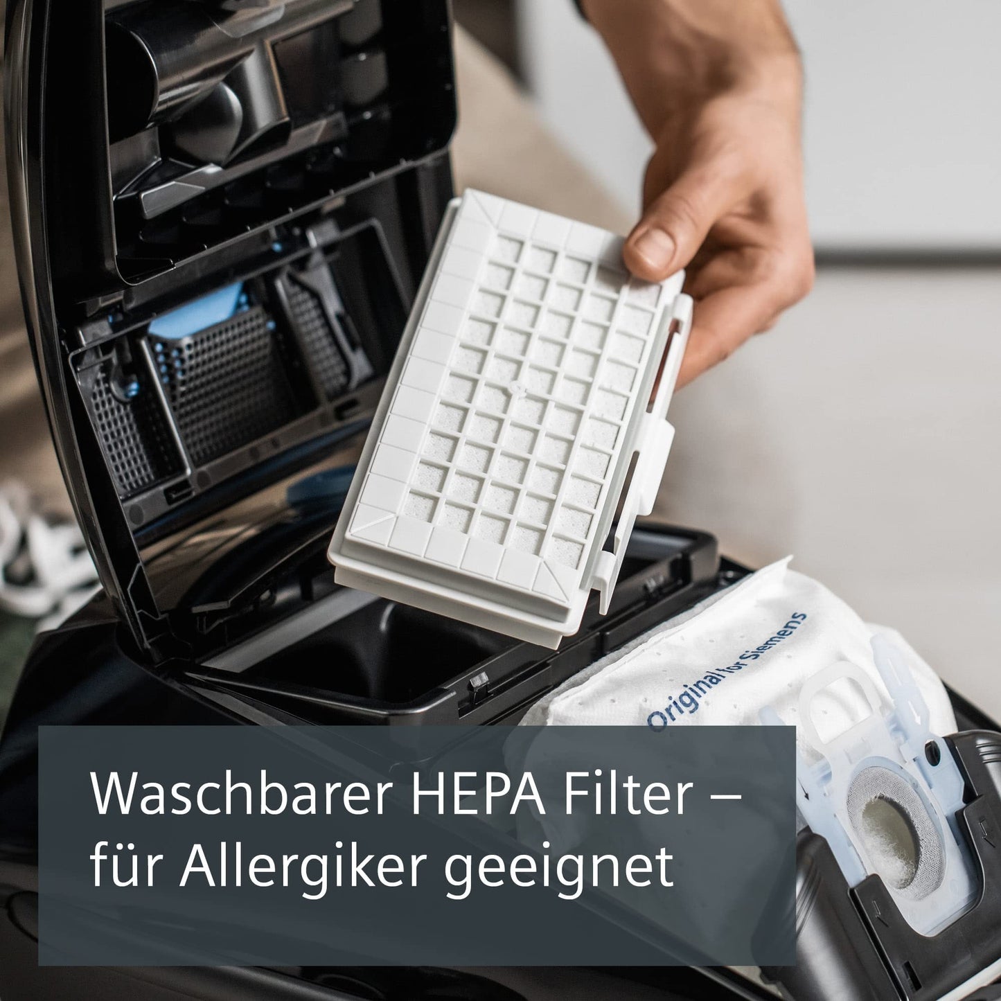 Siemens Q5.0 Extreme SilencePower Staubsauger – Schwarz